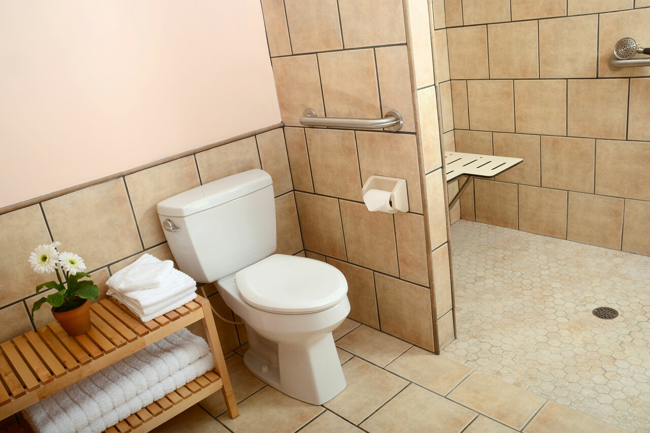Bathroom Anti-slip Shower Room Bath Floor Mat Toilet Washroom Anti-fall Foot  Mat