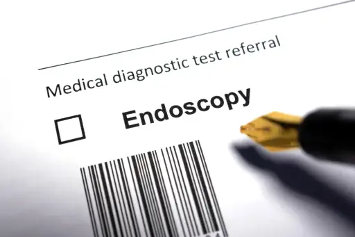Endoscopy referral from doctor.