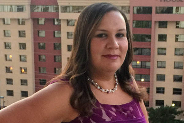 子宫内膜癌幸存者,索尼娅·桑顿的照片。