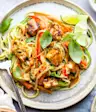 Zucchini Noodles With Ginger-Peanut Sauce