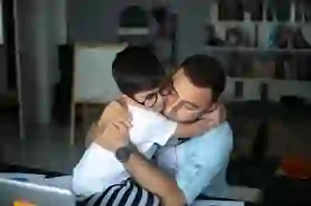 父母与孩子说话