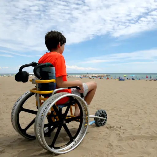 轮椅海滩