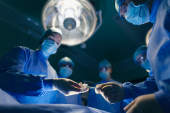 手术室工作人员表演医院手术