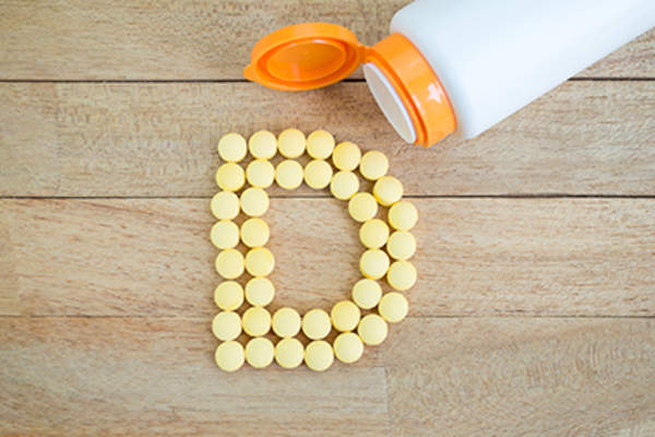 维生素D药片。