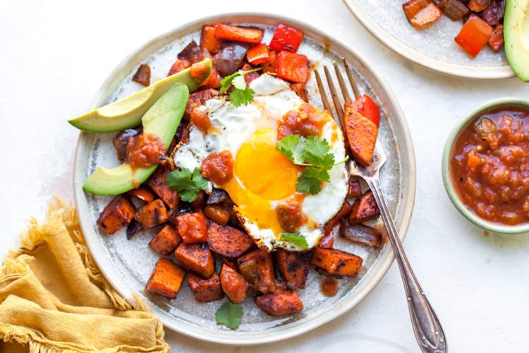 西南红薯和鸡蛋哈希