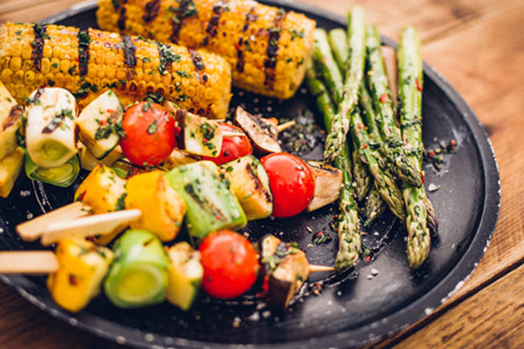 格栅图像健康食品