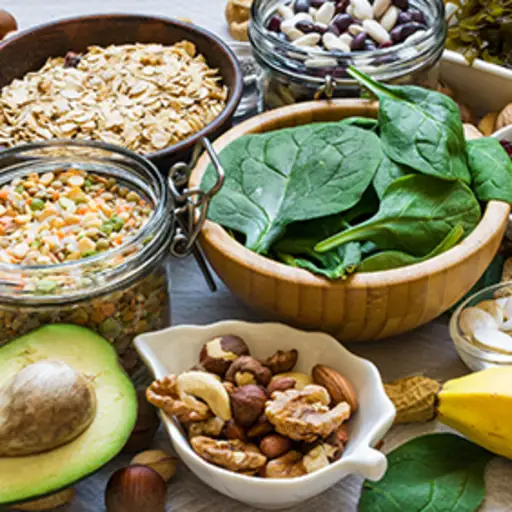 Foods sources of magnesium.