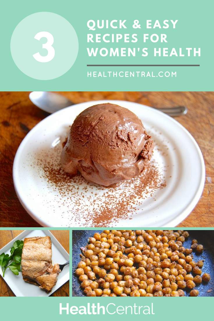 3食谱每个女人都需要做出-3快速简单食谱女性健康