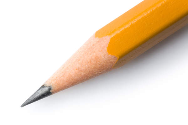 铅笔的前部