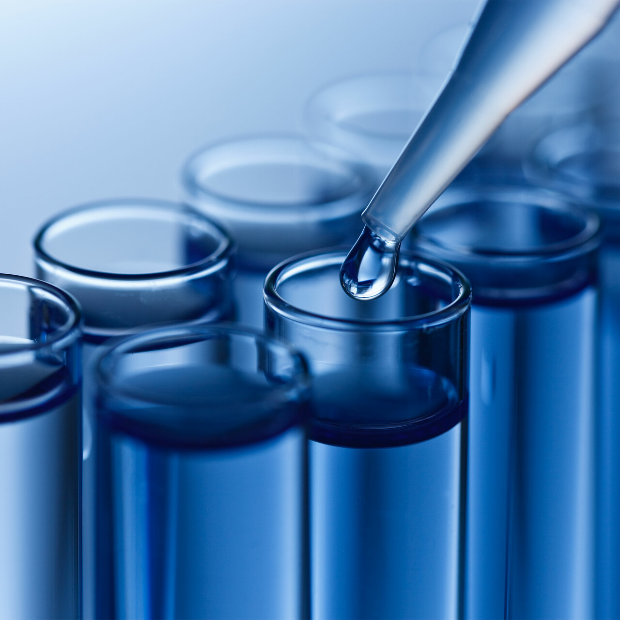 瓶在实验室的特写镜头