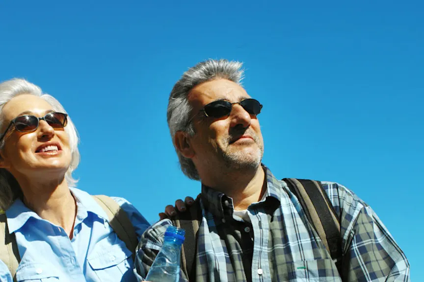 couple out in suglasses