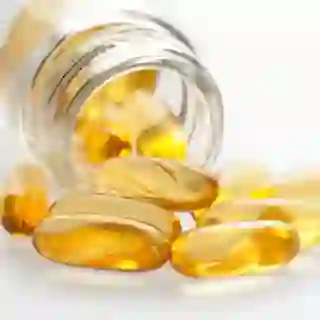 Vitamin E gel capsules