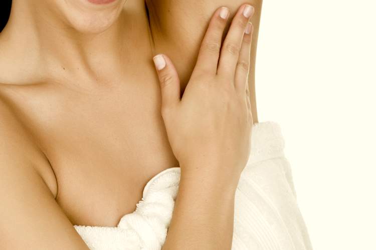 covered armpit