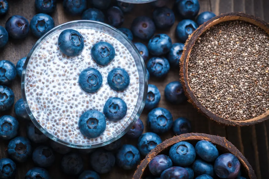 Chia Blueberries.