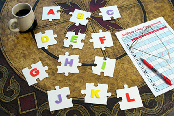 Medigap政策比较。