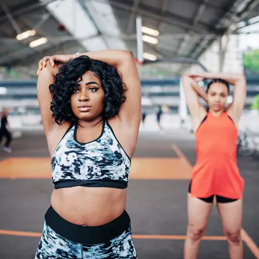 women exercising