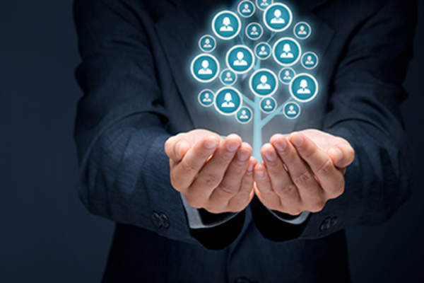 拿着家谱的男人。