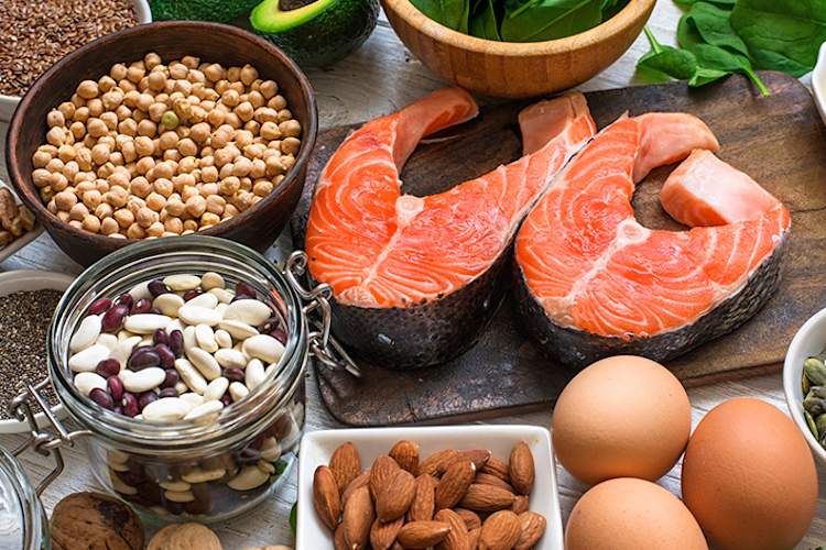 含有健康的-3脂肪酸的食物。