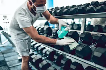 消毒健身房