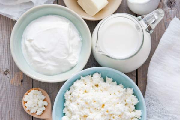 富含钙的乳制品