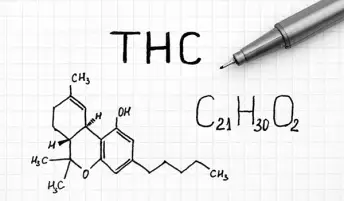 THC化学公式。