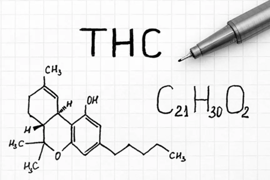 THC化学式。