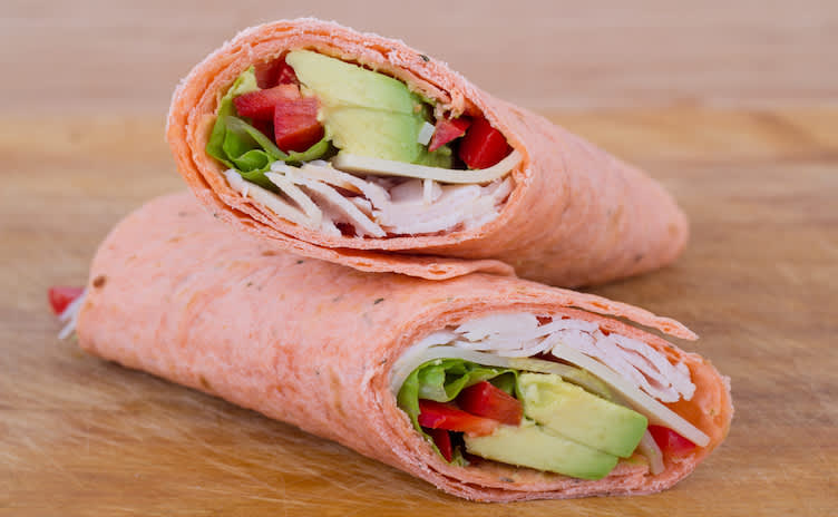 火鸡和鳄梨包。