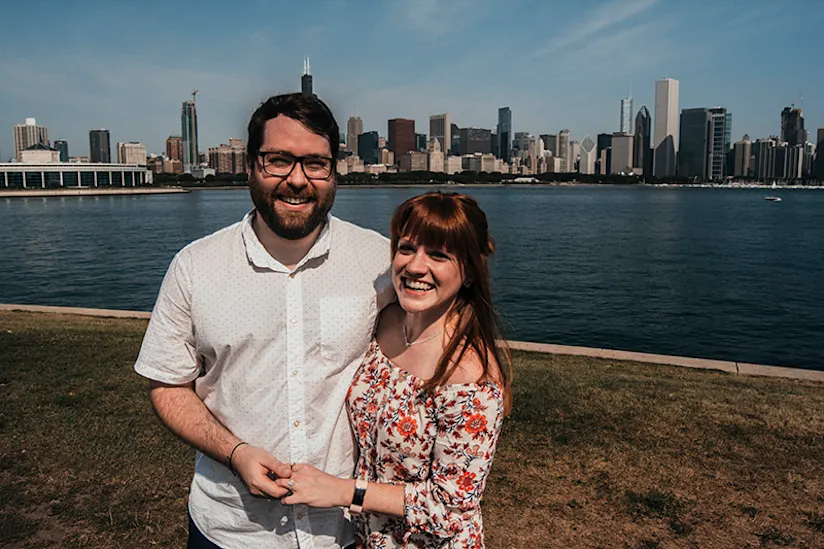 Mandy Morgan newly engaged.