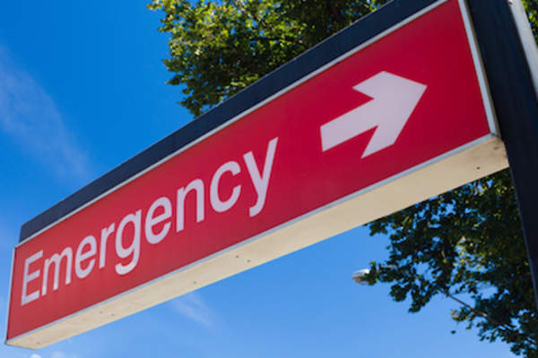 医院外的急救标志