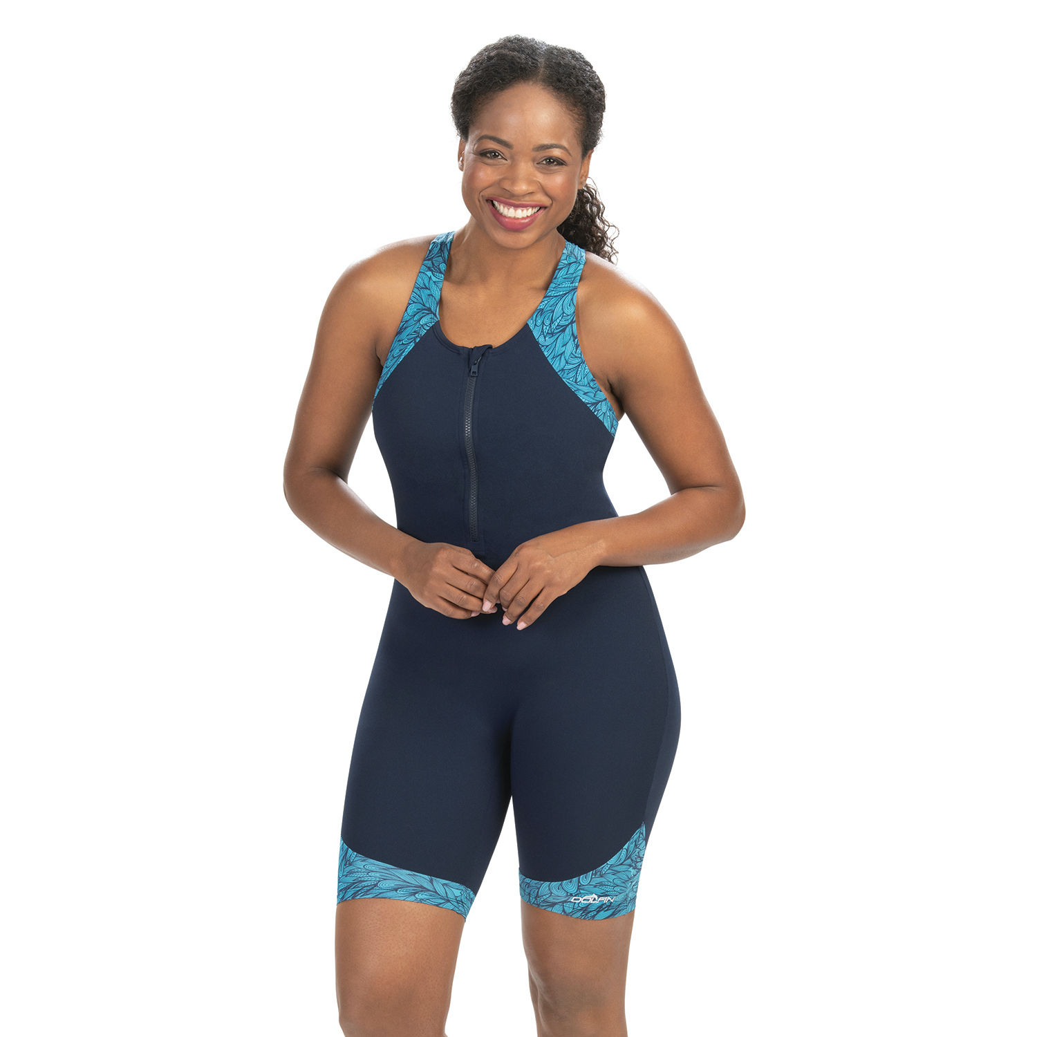 Plus size aquatard with on sale sleeves