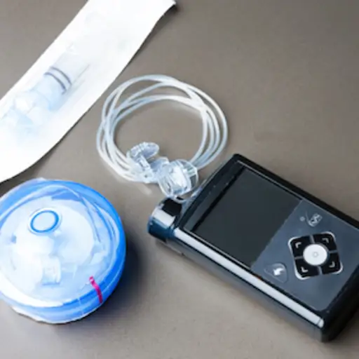 胰岛素泵和输液集。