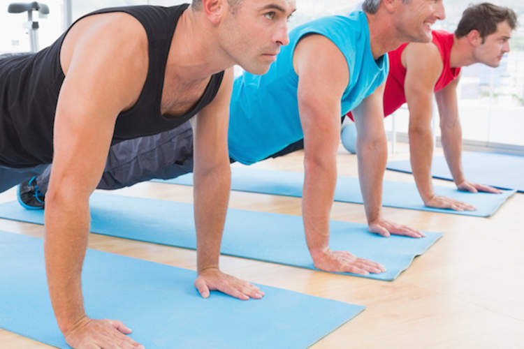 一个男性只有减肥计划。