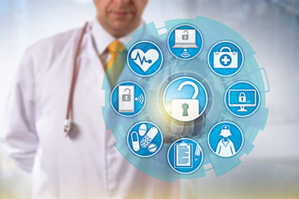 医生和个性化医疗的概念。