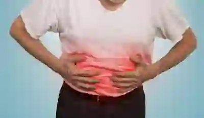 Man with gut inflammation