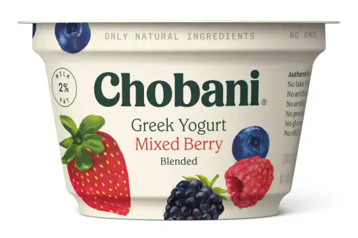 乔巴尼混合莓混合希腊酸奶