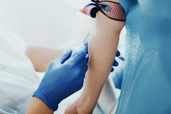 患者越来越验血