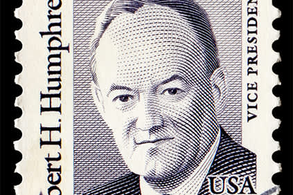 休伯特·汉弗莱邮票。