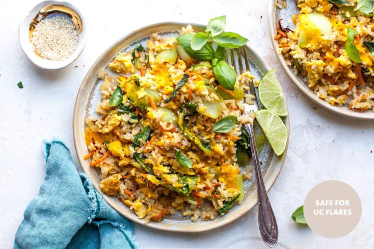 炒饭味噌辣酱姜黄