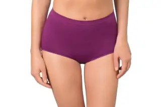 ELLEN TRACY Women's Hi Cut Brief Panties Breathable Seamless Underwear  4-Pack