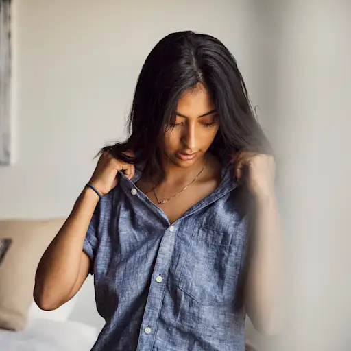 getting dressed