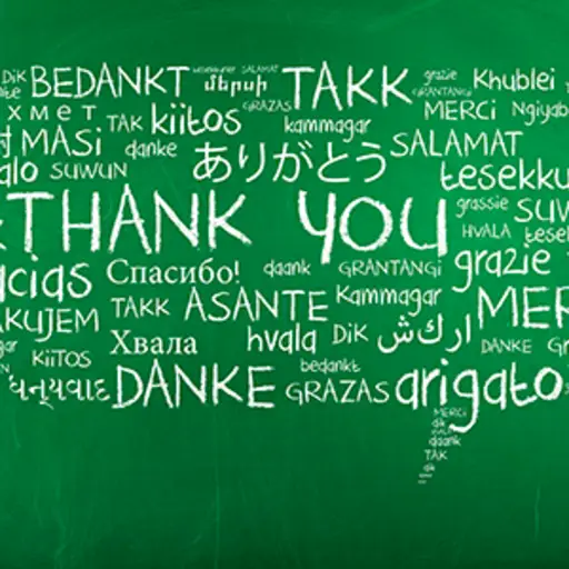 Thank You in Different Languages