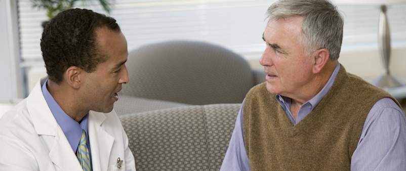 男人说话到医生