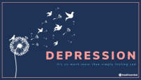 抑郁症图片解读“这不仅仅是简单地感到悲伤”