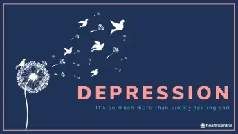 抑郁症图表阅读“这不仅仅是简单的感觉悲伤”