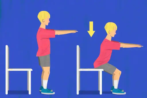 Sit-to-stand exercise