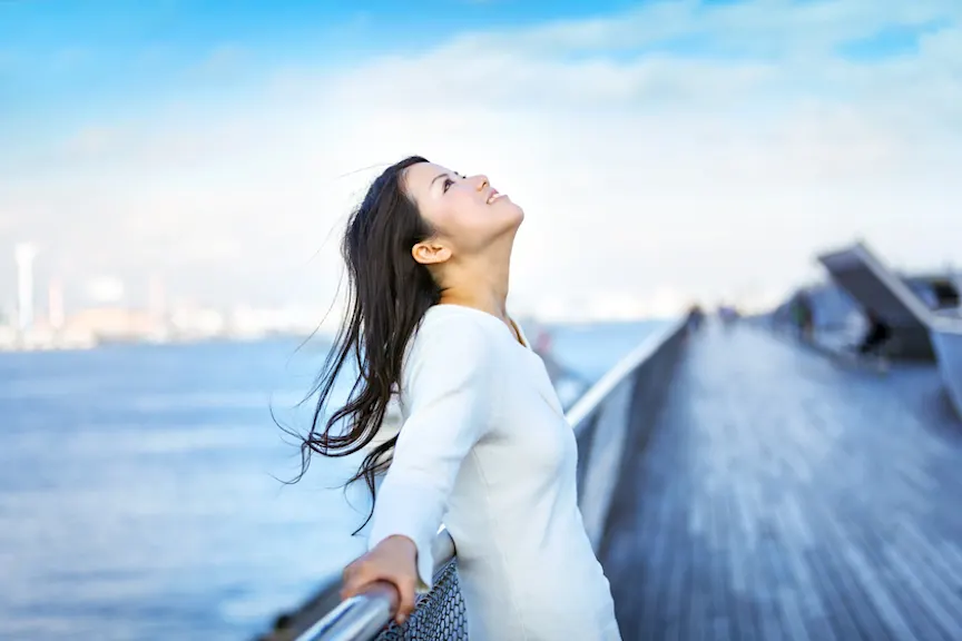 幸福的女人,幸福的自己,幸福的生活。