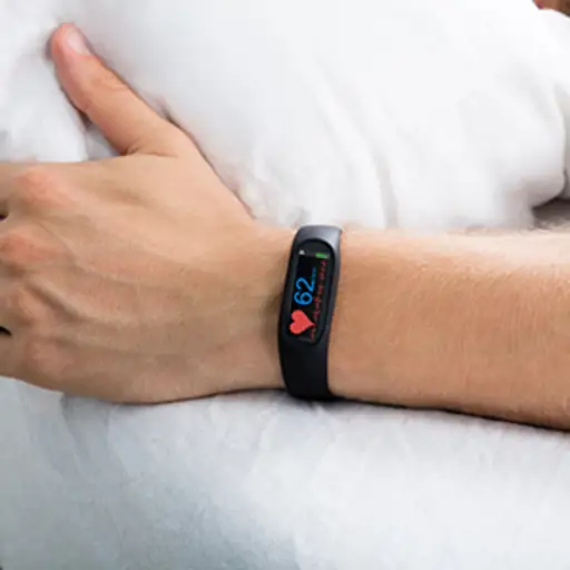 Sleep tracker in wrist.