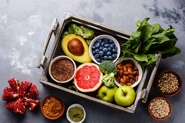 选择健康的食物。