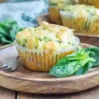 Spinach muffins.
