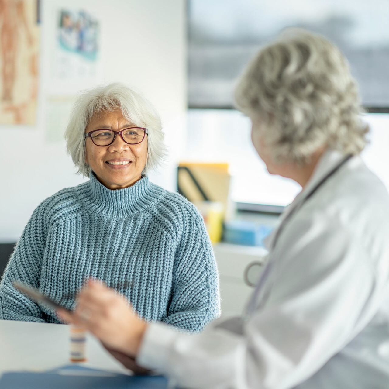 一名妇女向她的医生咨询